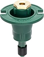 Orbit 54027 3-Pack Pop-Up Flush Sprinklers with Brass Full Circle Nozzle - 10-15ft Coverage for Lawns & Gardens