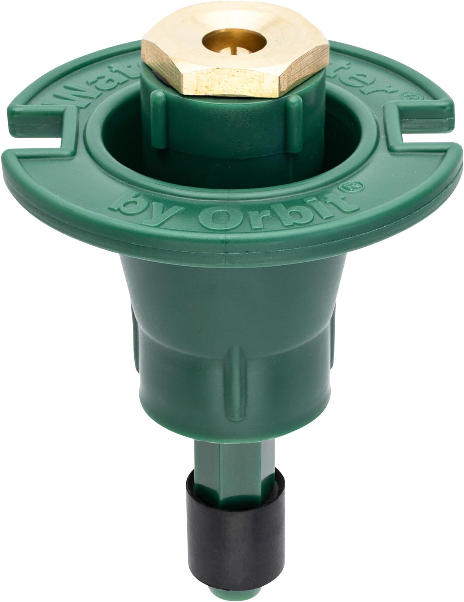 Orbit 54027 Plastic Pop-Up Flush Head Sprinkler with Brass Full Pattern Spray Nozzle