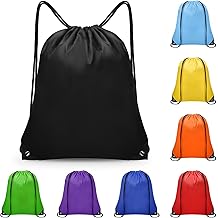 Bolsos con cord&oacute;n de 8 piezas Mochila con cord&oacute;n a granel Bolso con cord&oacute;n Saco de cincha para gimnasio Viajes Yoga Deportes al aire libre (8 colores)