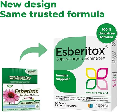 Miniatura 2 de Echinacea supercargada  100 tabletas  Suplemento de hierbas de apoyo inmunológico con raíz de índigo silvestre y equinácea púrpura  Clínicamente