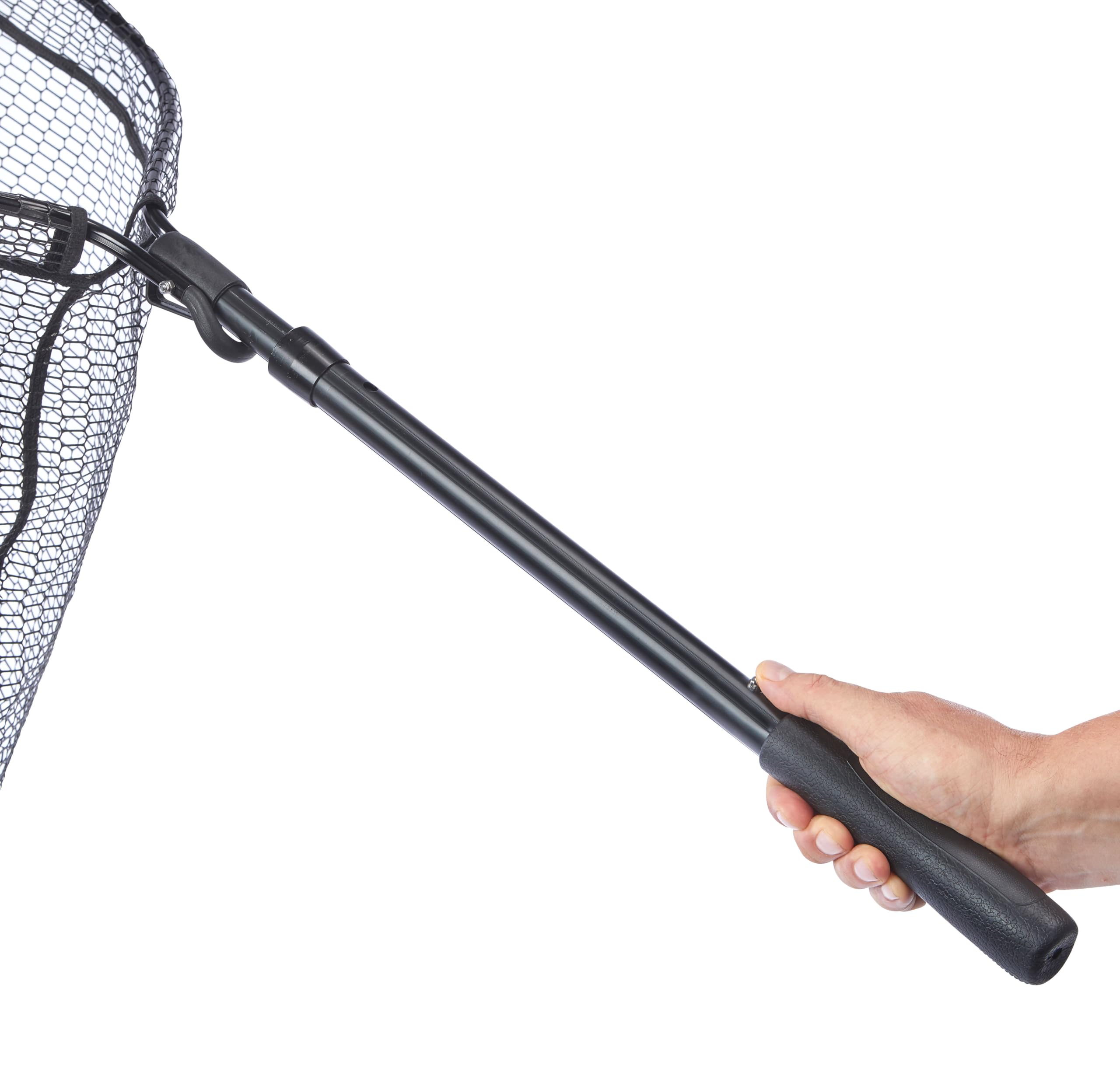 Balzer Shirasu Shot Net L Spinnfischer Kescher, schwarz