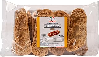 Nessi Traditional Italian Long Bread Friselle - Crunchy Twice-Baked Perfection, 2 Packs (2 x 250g)