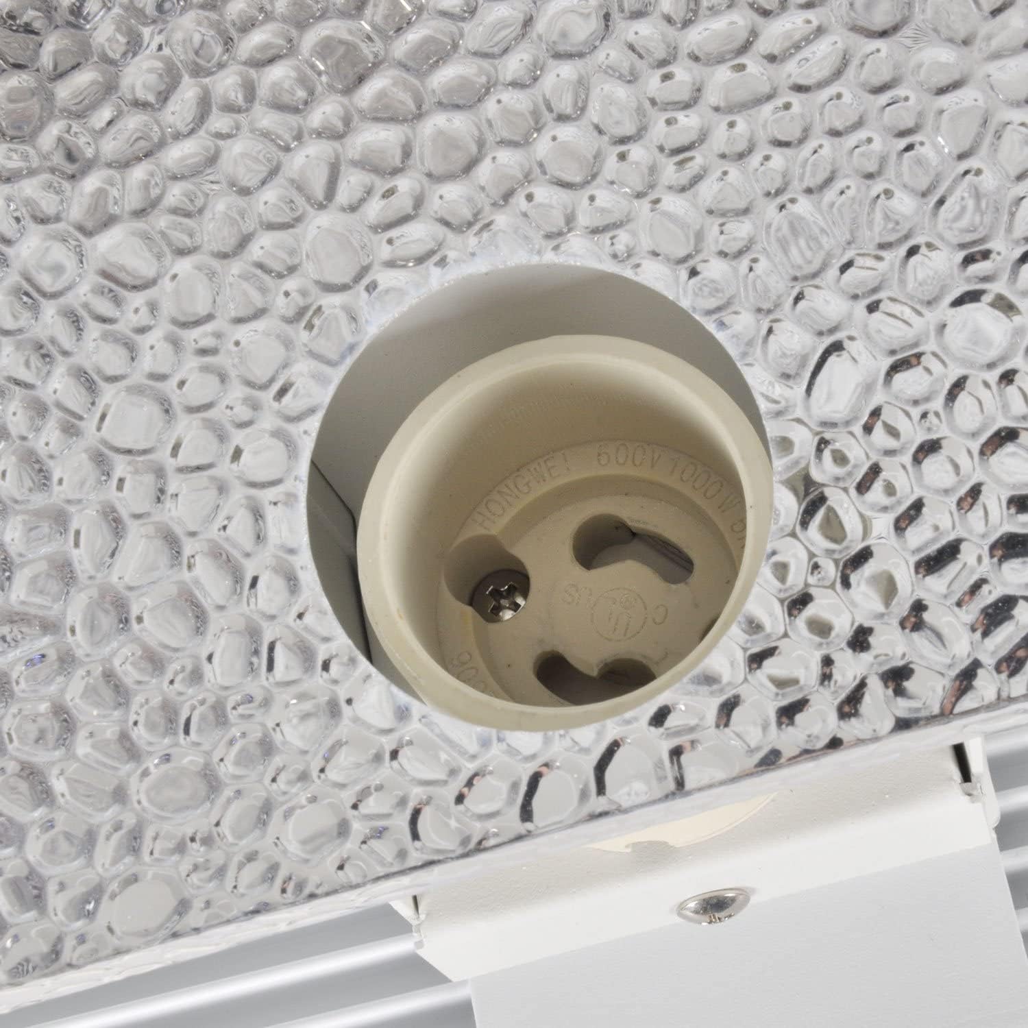 iPower 630W Double Lamp Ceramic Metal Halide CDM Hydroponic Grow Light System Kits, Aluminum Hood, 120~240V Ballast, NOT Include CMH Bulb