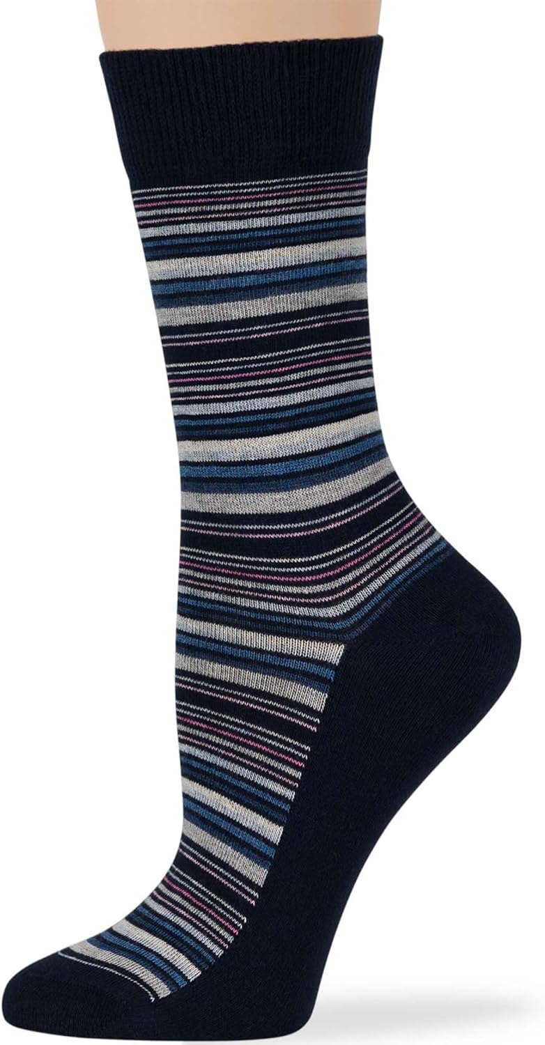 7BigStars Women Crew Socks - Fun Cotton Socks for Women, Colorful and Cute Designs, 4 Pairs Breathable Casual Dress Socks - Image 4