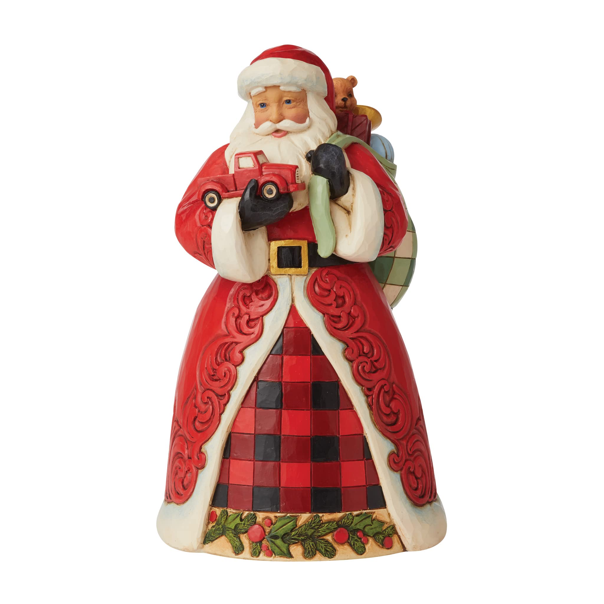Père Noël Jim Shore figurine 23 cm pour décorer votre cheminée de Noël