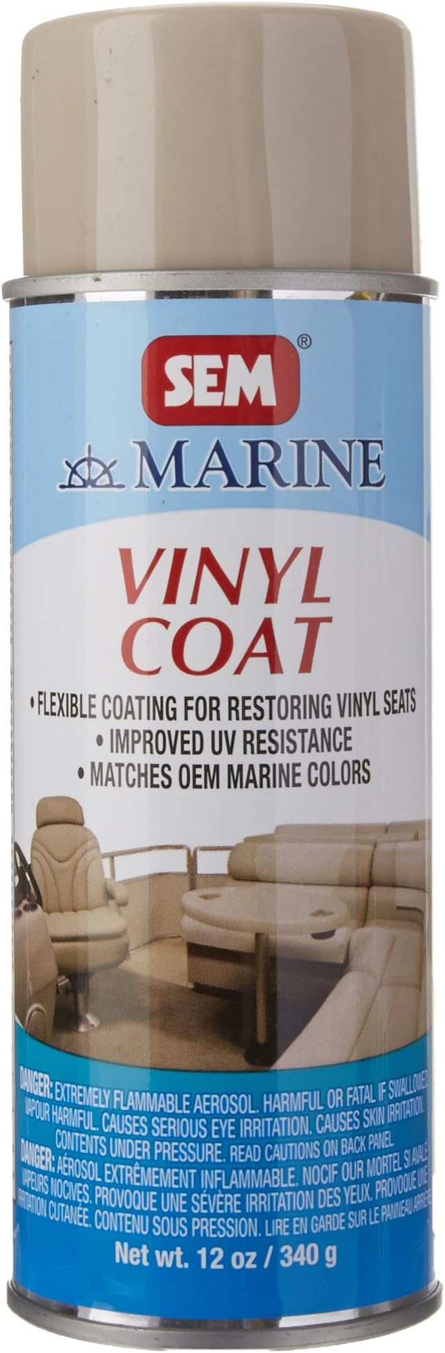 SEM M25123 Carver Dade Bisque Marine Vinyl Coat - 12 oz.