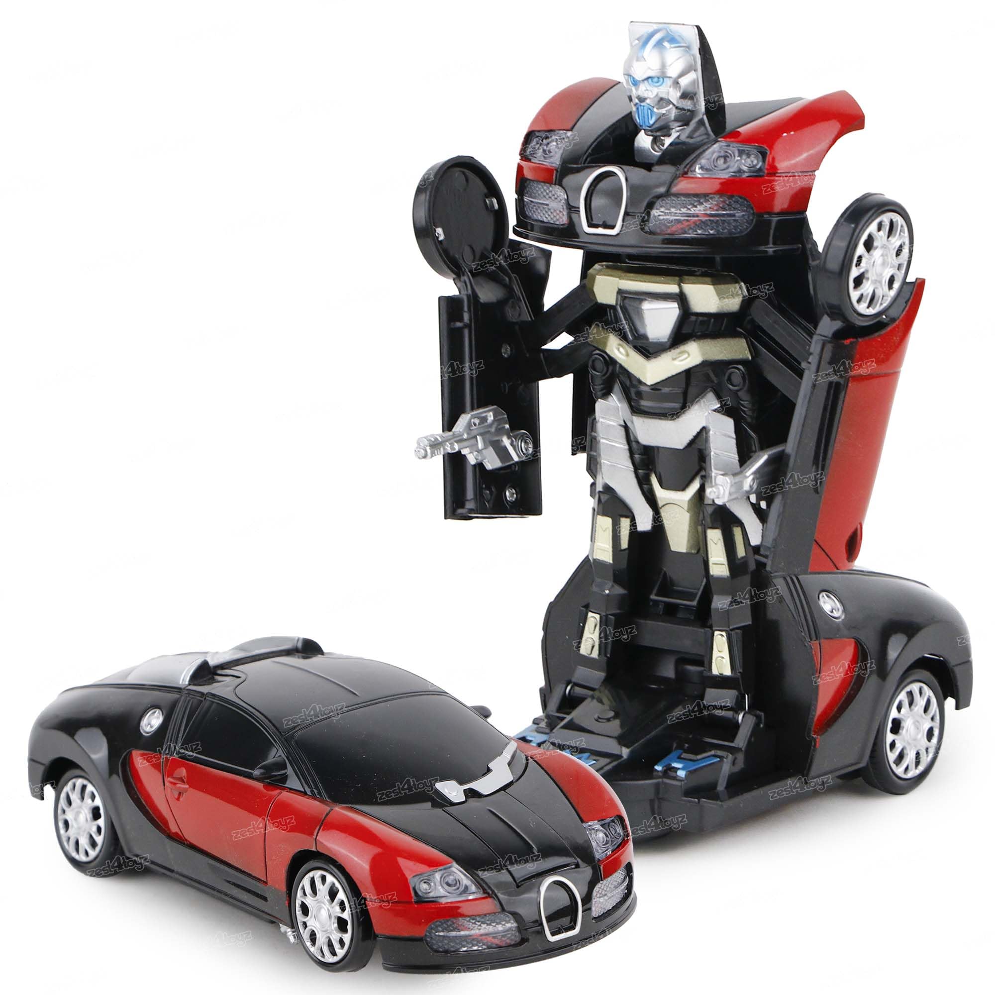 Zest 4 Toyz 2 in 1 Deformation Car for Kids with Light and Sound Effects Battery Operated Converting Tranform Car to Robot Bump and Go Toys Suitable for 3+ Years Boys and Girls Multicolor (B0DC6B5TC1) Amazon Price History, Amazon Price Tracker