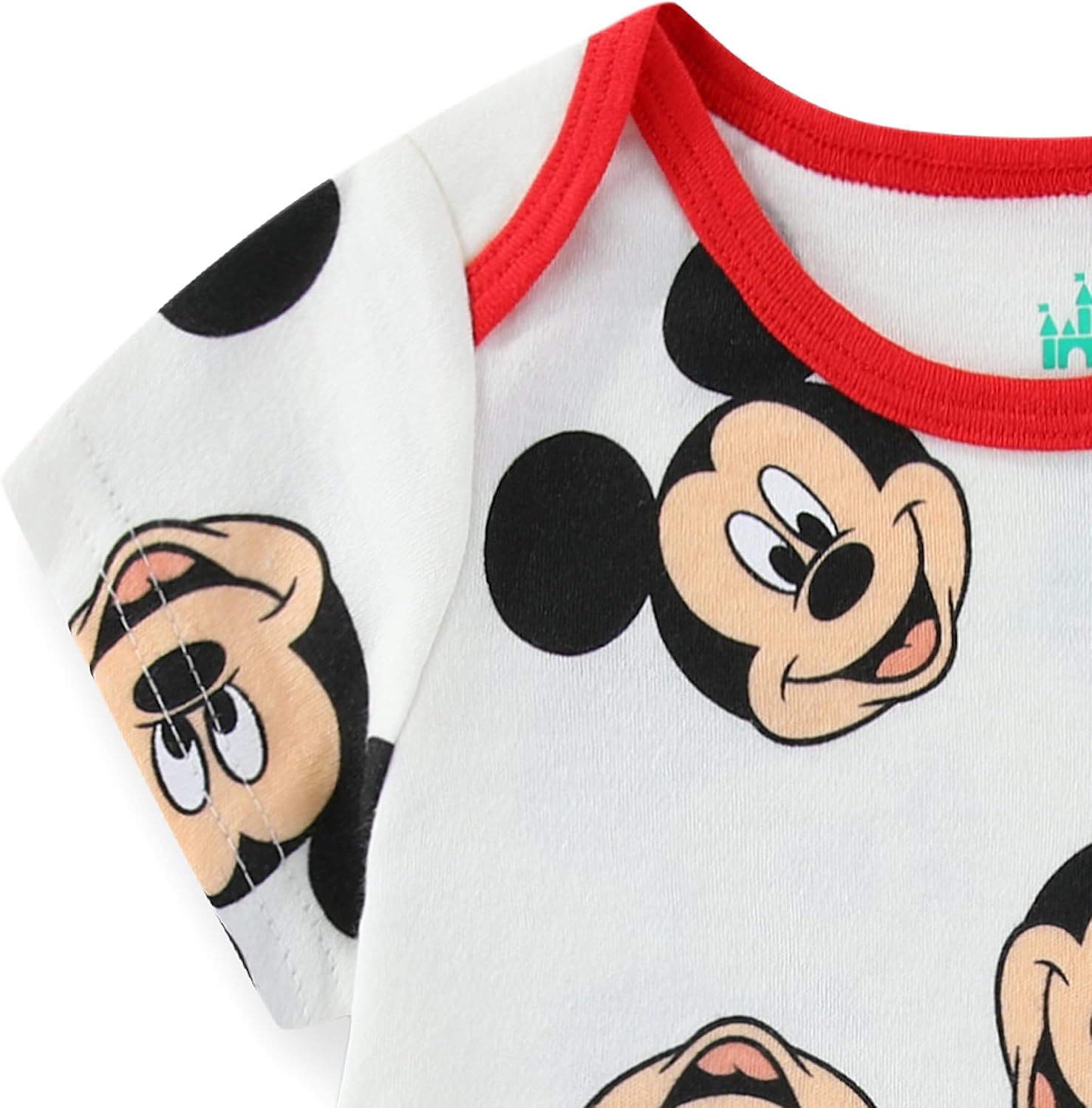 Disney Cars Winnie the Pooh Mickey Mouse Stitch Baby Boys 2 Pack Romper for Newborn and Infant
