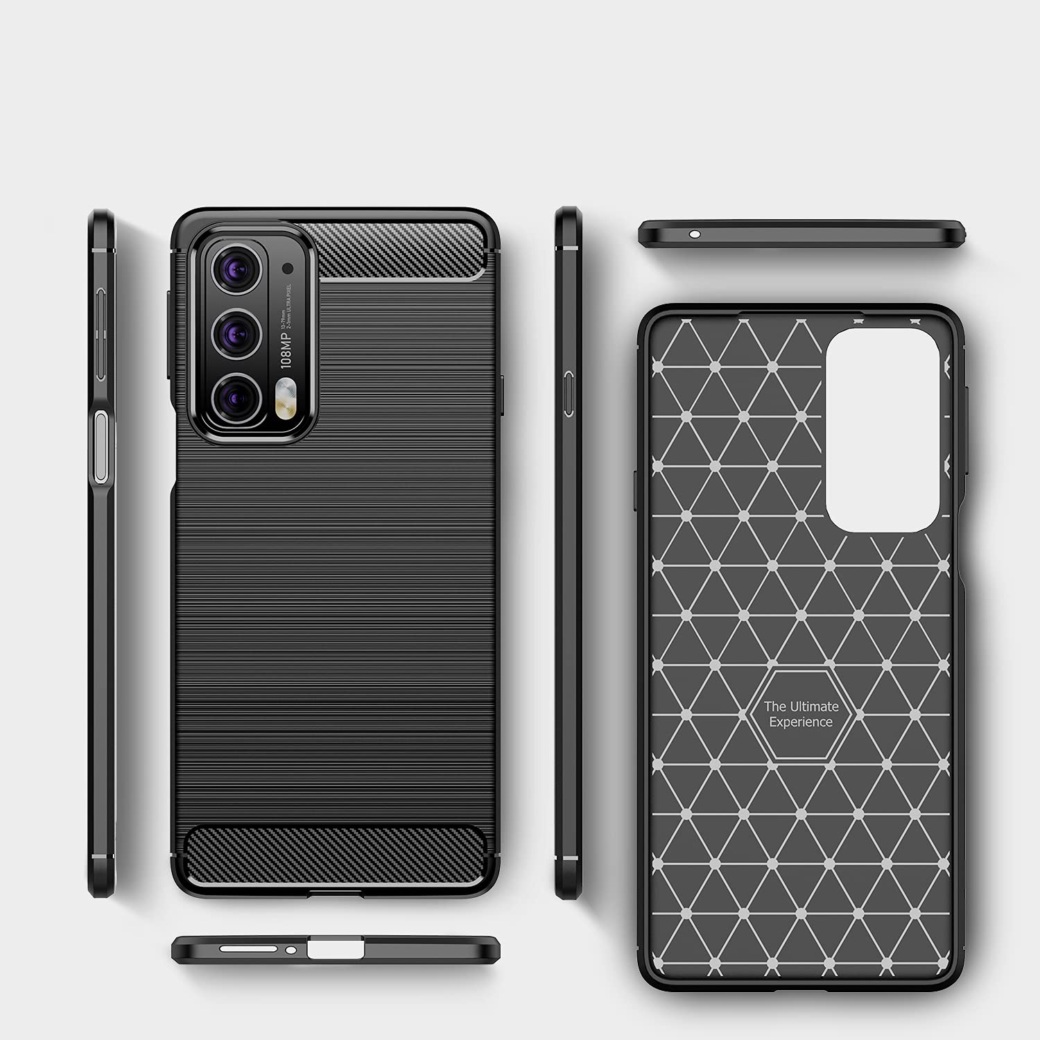TingYR Cover per Motorola Edge 20 PRO, Ultra Sottile di Gomma, Ottima Cover Antiurto TPU Flessibile, Custodia Case per Motorola Edge 20 PRO Smartphone.(Blu