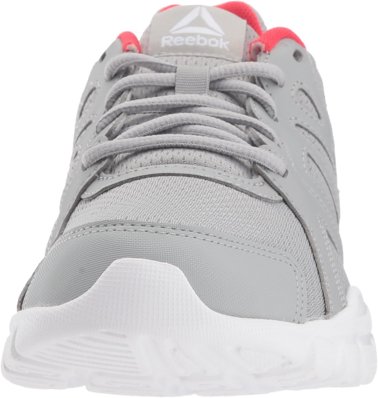 Reebok Men's Trainfusion Nine 3.0 Sneaker, Stark Grey/White/Primal red, 8 M US