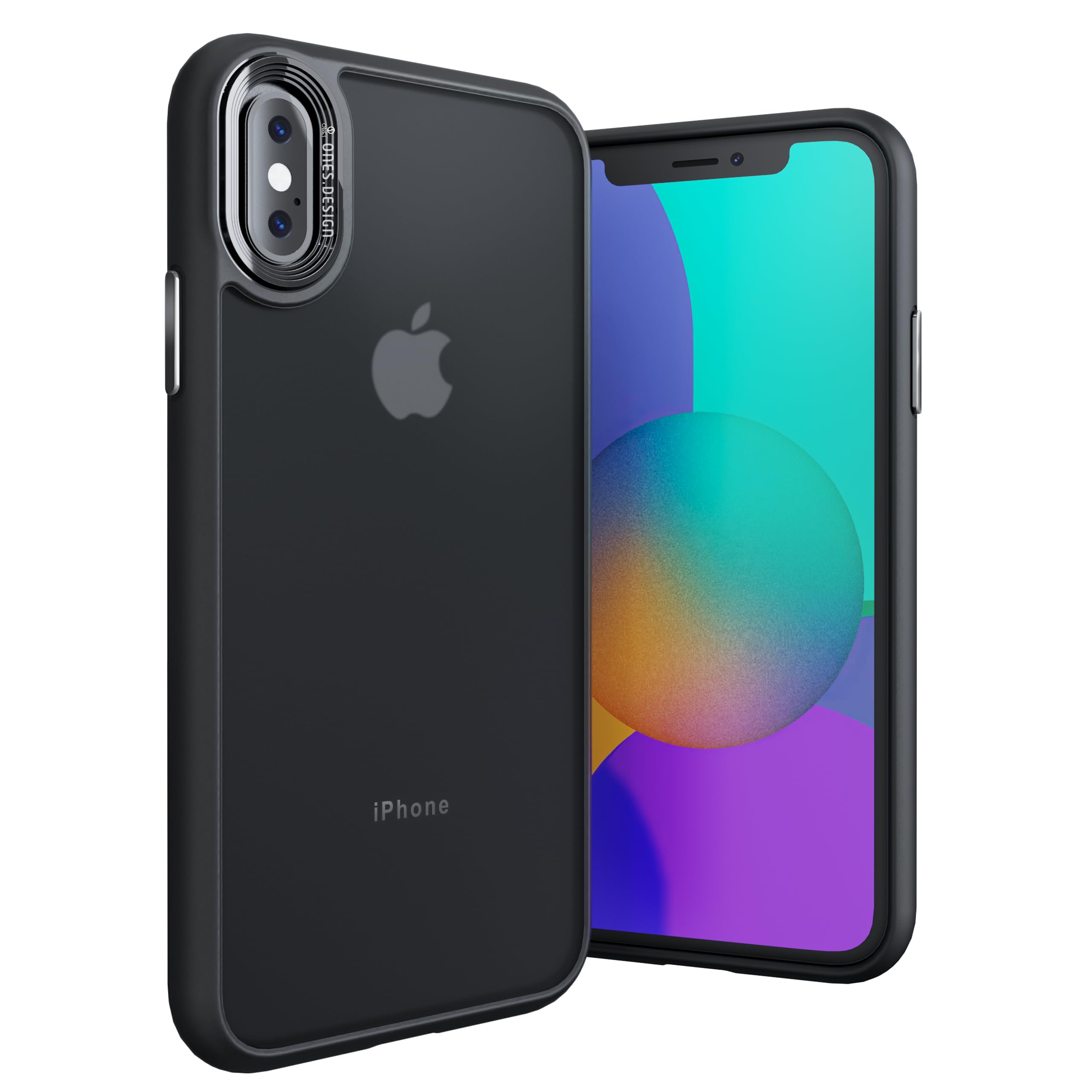 Amazon.co.jp: ONES 艶消し iPhoneXsMax ハードケース 【 強化レンズ 