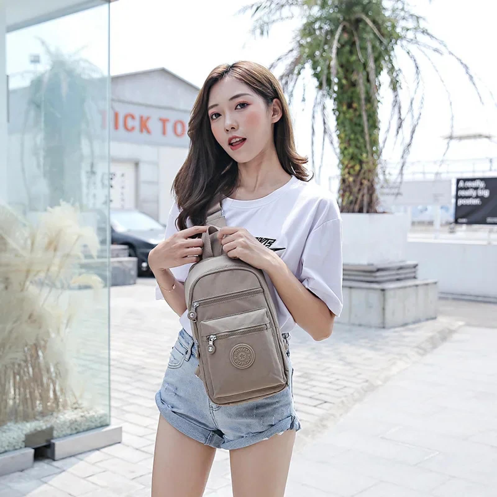 Riñonera Unisex, De Moda, Versátil, Ligero, Bolso De Pecho De Gran Capacidad, Bolso De Hombro Simple Deportivo Casual Bandolera