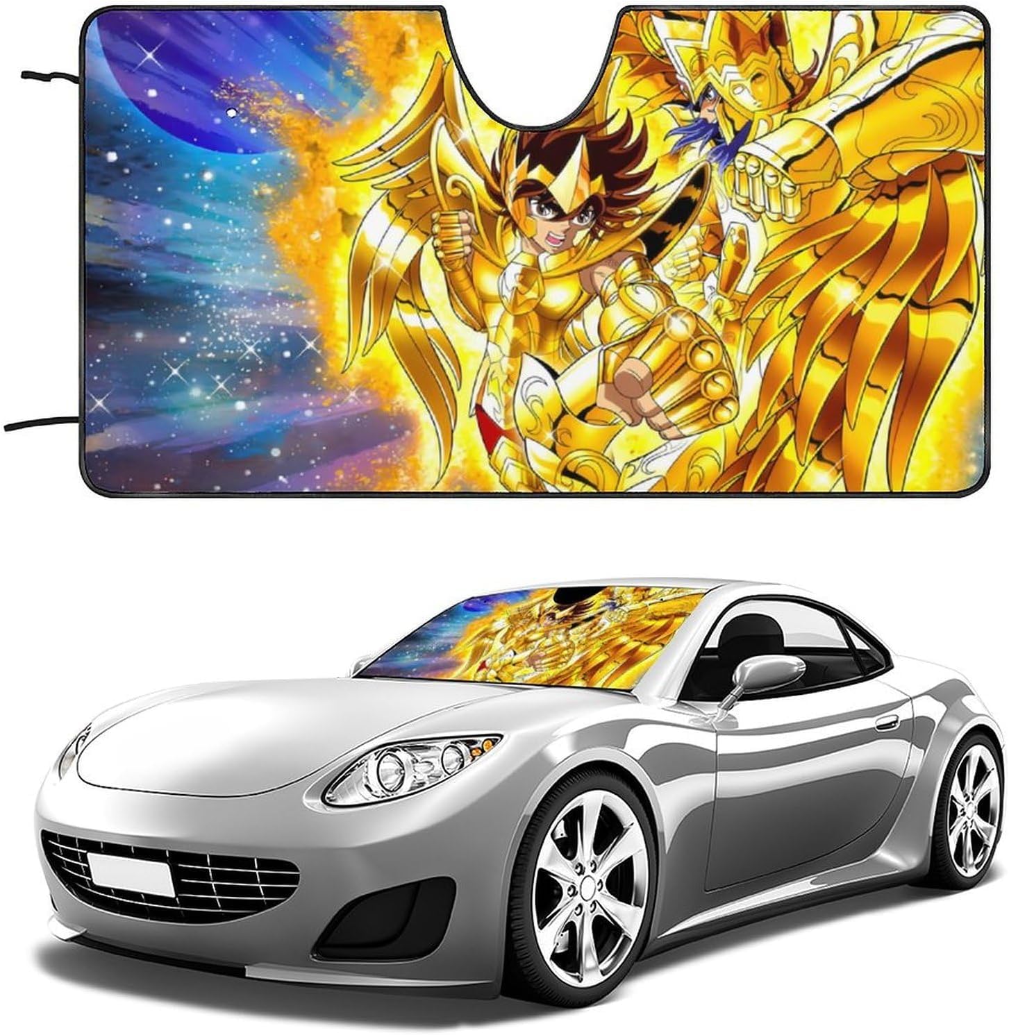 聖闘士星矢　カーシェイド Amazon.co.jp: 聖闘士星矢 車用サンシェード 遮光 断熱 人気 カー用品
