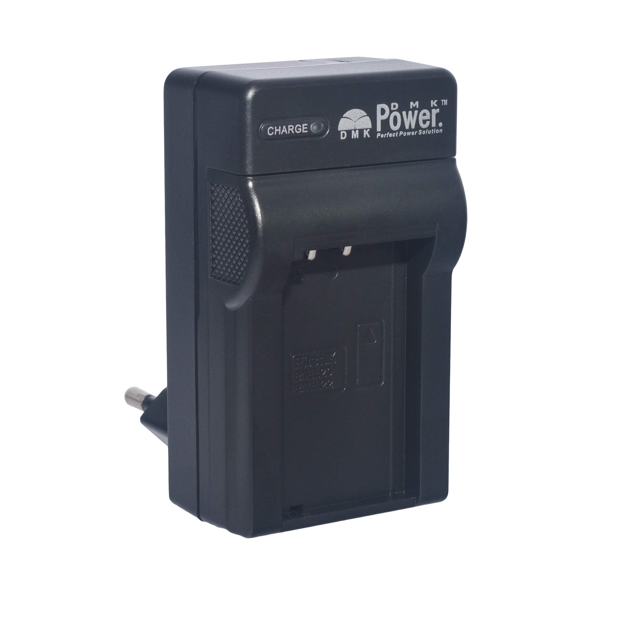 DMK Power CGA-S007 TC600E Charger Compatible with Panasonic DMC-TZ11 DMC-TZ15 DMC-TZ4 DMC-TZ5 Lumix DMC-TZ1 Lumix DMC-TZ2 Lumix DMC-TZ3, Lumix DMC-TZ4K, Lumix DMC-TZ4S, Lumix DMC-TZ50 Camera etc