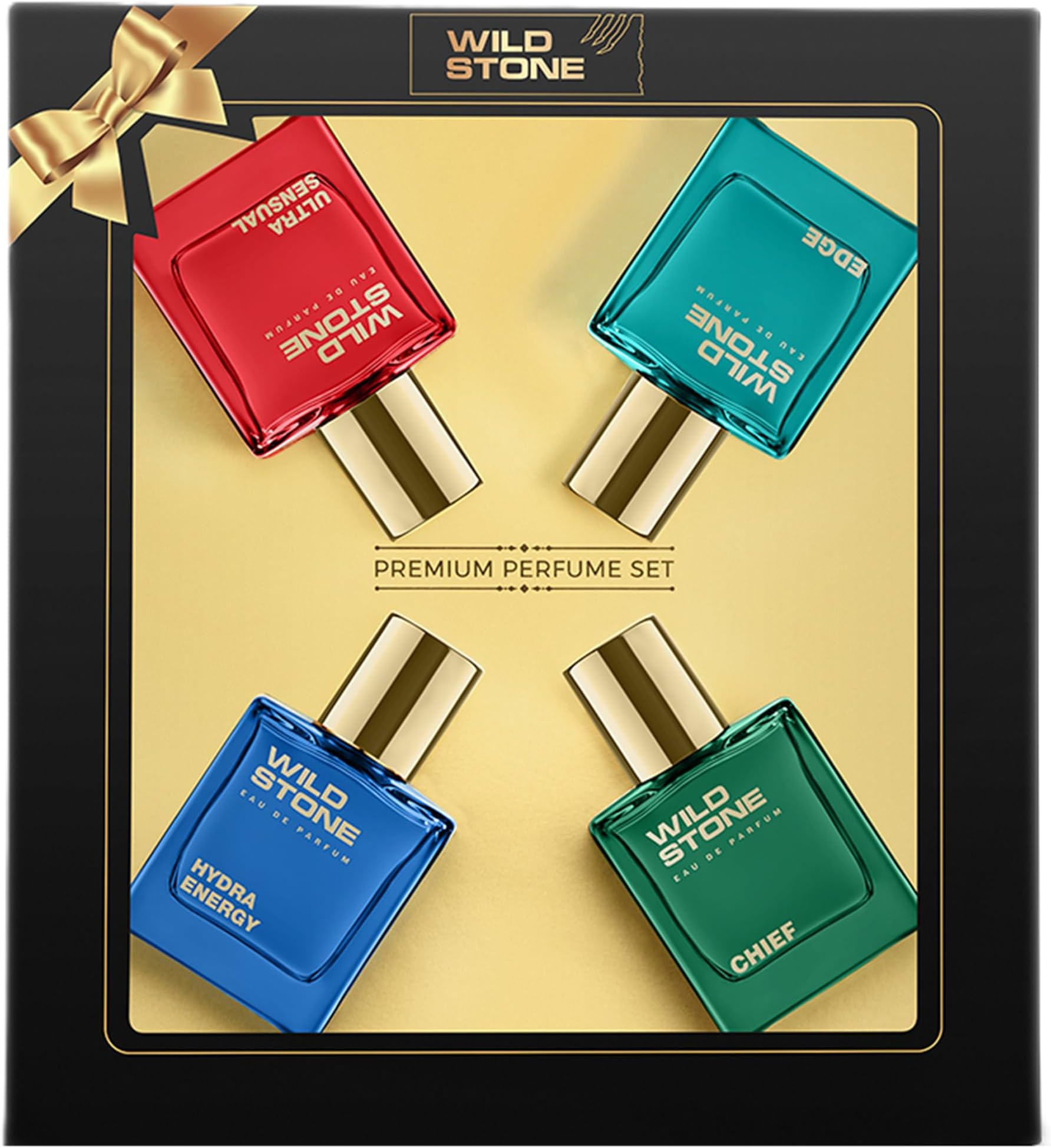 Edge, Forest Spice, Hydra Energy and Ultra Sensual Perfume Combo for Men, Long Lasting Smell | Pack of 4 (30ml each)