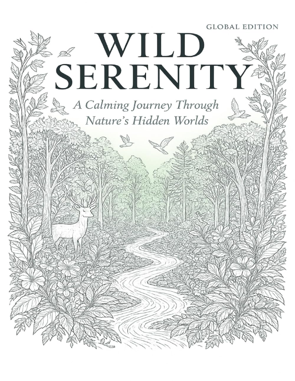 WILD SERENITY: NATURE'S HIDDEN WORLDS COLORING BOOK