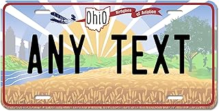 Custom Decorative Front Plate - 6X12 Full Size Personalized Plates for Front of Car, Wheelchair, Signage, Rust-Free, Aluminum Front Novelty Plate - Made in The USA (Ohio)