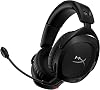 HyperX Cloud Stinger 2 wireless gaming headset, compatible with computer. Noise canceling rotary mute microphone, comfortable memory foam, up to 20 hours battery life