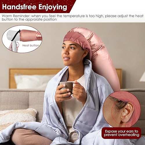 Miniatura 24 de Accesorio para secador de pelo, grande, negro, mejorado, suave, ajustable para secador de pelo de mano, secado rápido, ideal para el cuidado natural