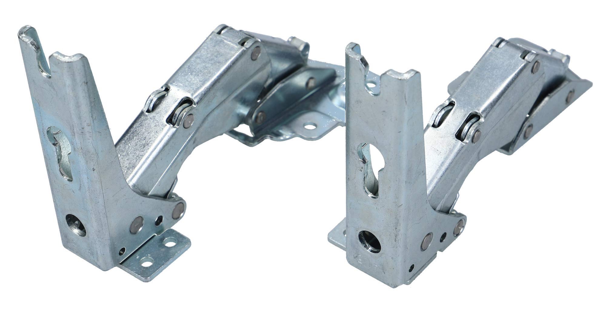 DL-pro Door Hinge Set Upper and Lower for AEG Electrolux 2211202045 + 2211201047 Hettich Hinge for Santo Fridge zer - Image 2