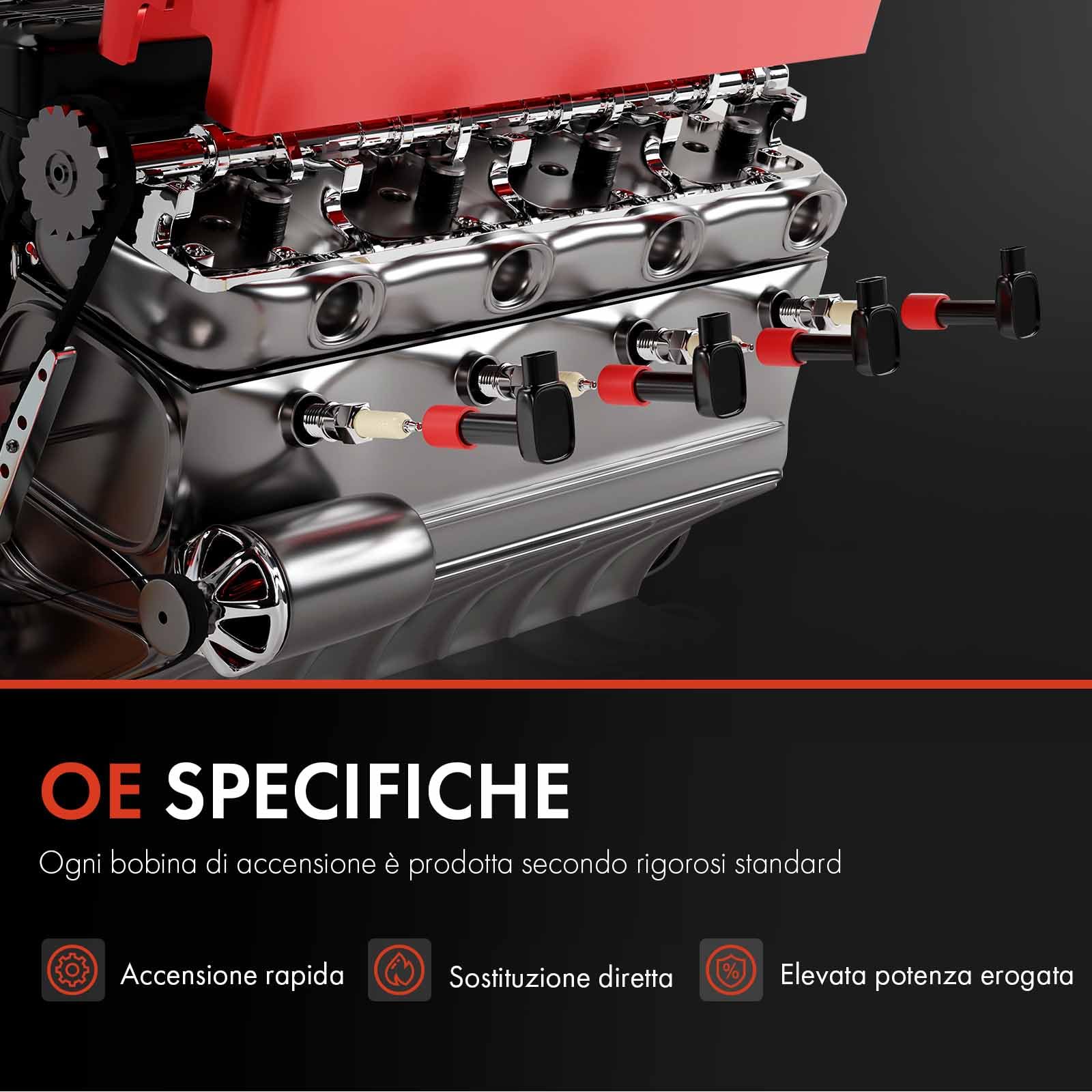 Frankberg 3x Bobine di accensione Compatibile con EcoSport 1.0 EcoBoost Focus III Turnier 1.0 EcoBoost B-Max JK 1.0 EcoBoost Focus III 1.0 EcoBoost C-Max II DXA/CB7 DXA/CEU 1.0 EcoBoost CM5G12A366CB