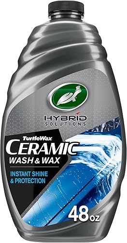 Turtle Wax 53411 Hybrid Solutions - Cera y cera de lavado con cerámica, fórmula fácil de limpiar con infusión de cerámica que elimina la suciedad y