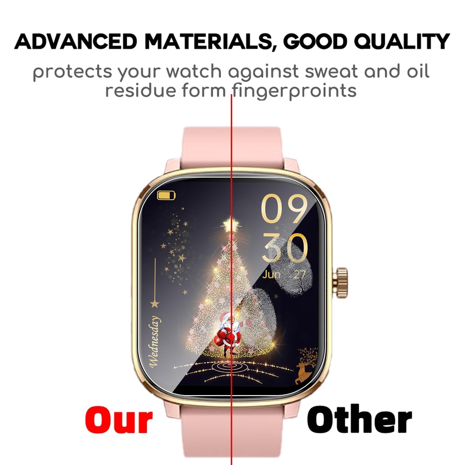 CONAPIKA 3 Pieces Protective Film For ICE Smart SQ 2.0 Carrée 1.70