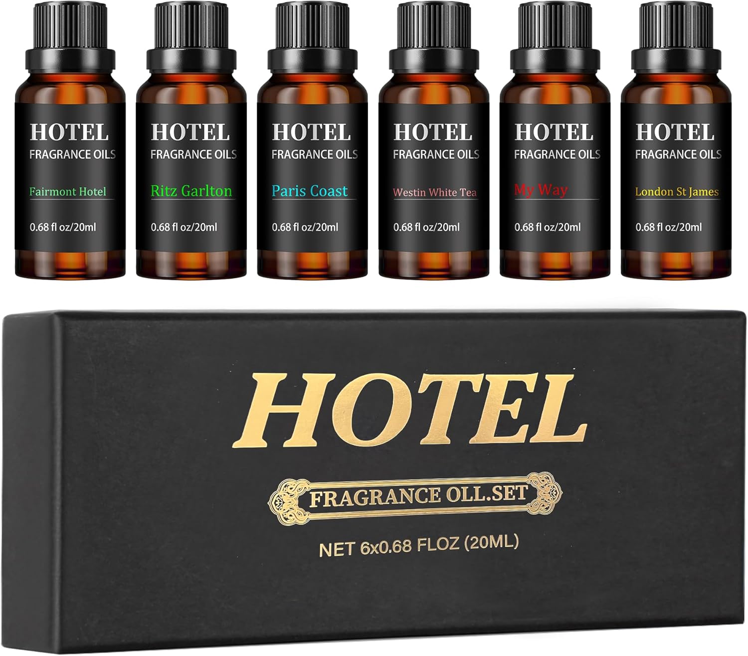 Hotel Collection Diffuser Essential Oil Gift Set- Inspired by The Most Popular 5-Star Hotel Scents -My WayWestin White TeaRitz Carlton Hotel