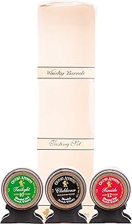 Scotch Whisky Barrel Tasting Set, Whisky Gift Set 3 x 5cl Miniature Barrels by OSA