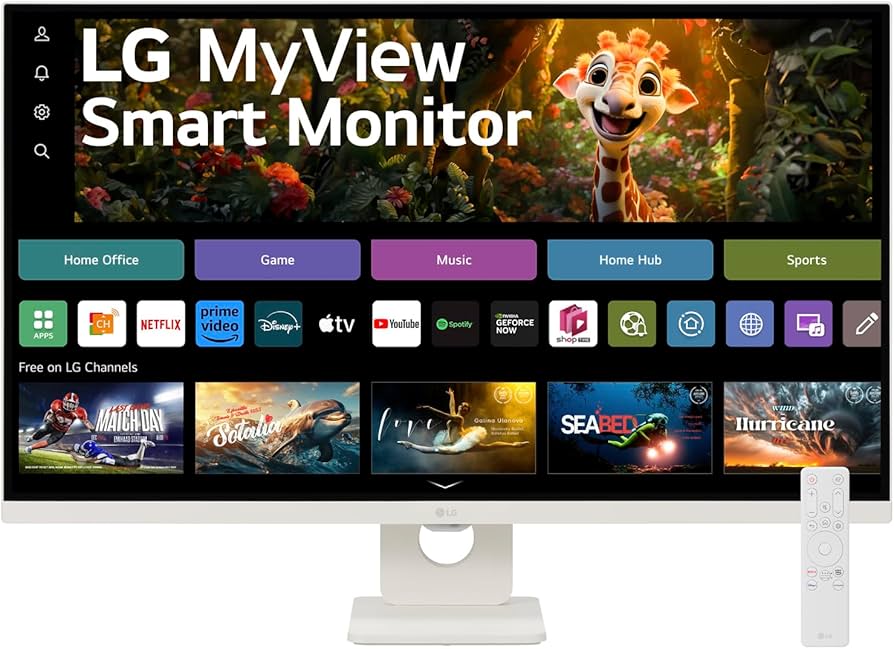 LG Smart Monitor (32SR73U) - 32-Inch 4K UHD (3840 x 2160) Display
