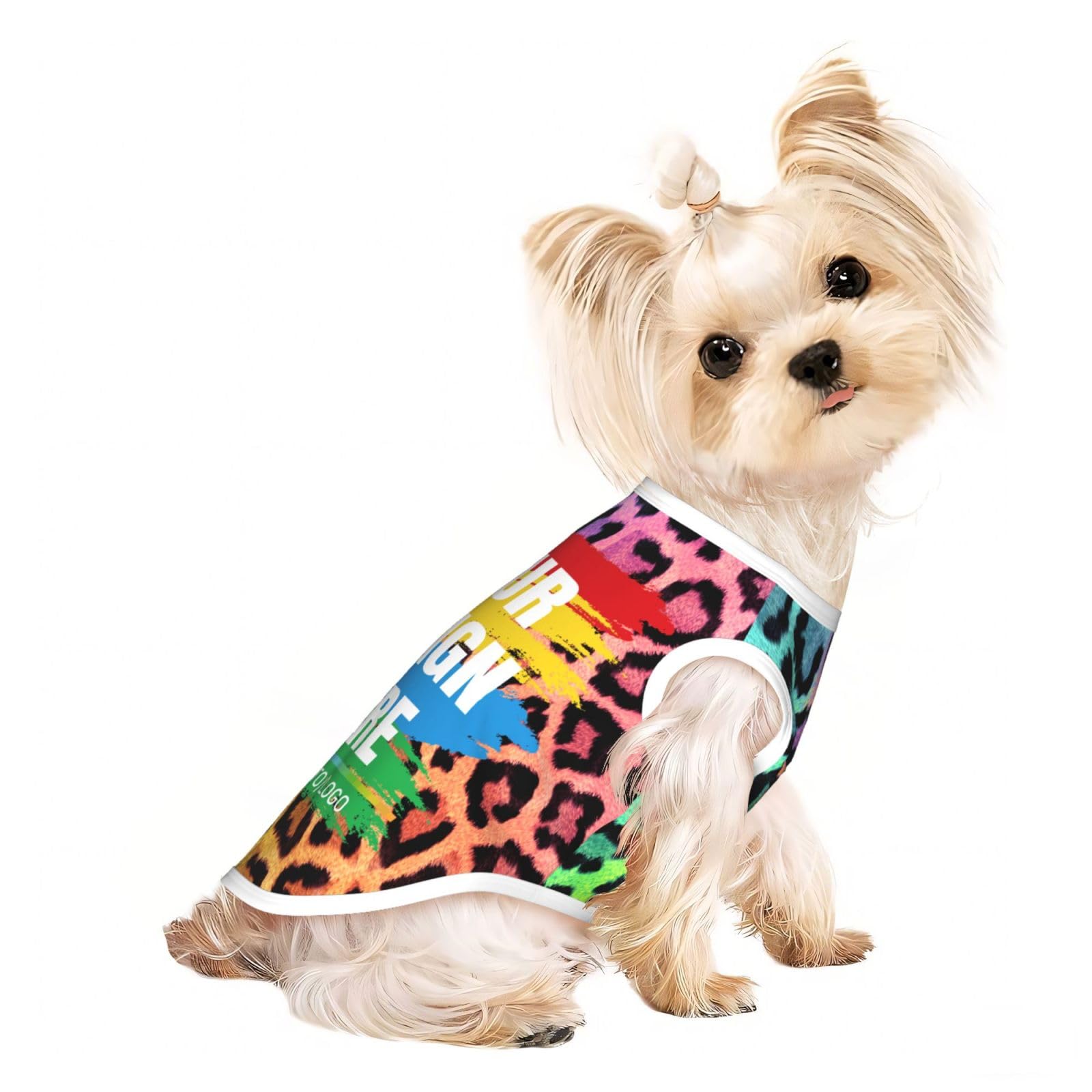 Fyralune Personalised Dog Coat with Image Custom Dog Halloween Costume Print Any of Your Design Photo/Text/Logo Personalised Dogs Jacket Funny Gifts for Small Dogs Cats Pet Christmas Daily Birthday