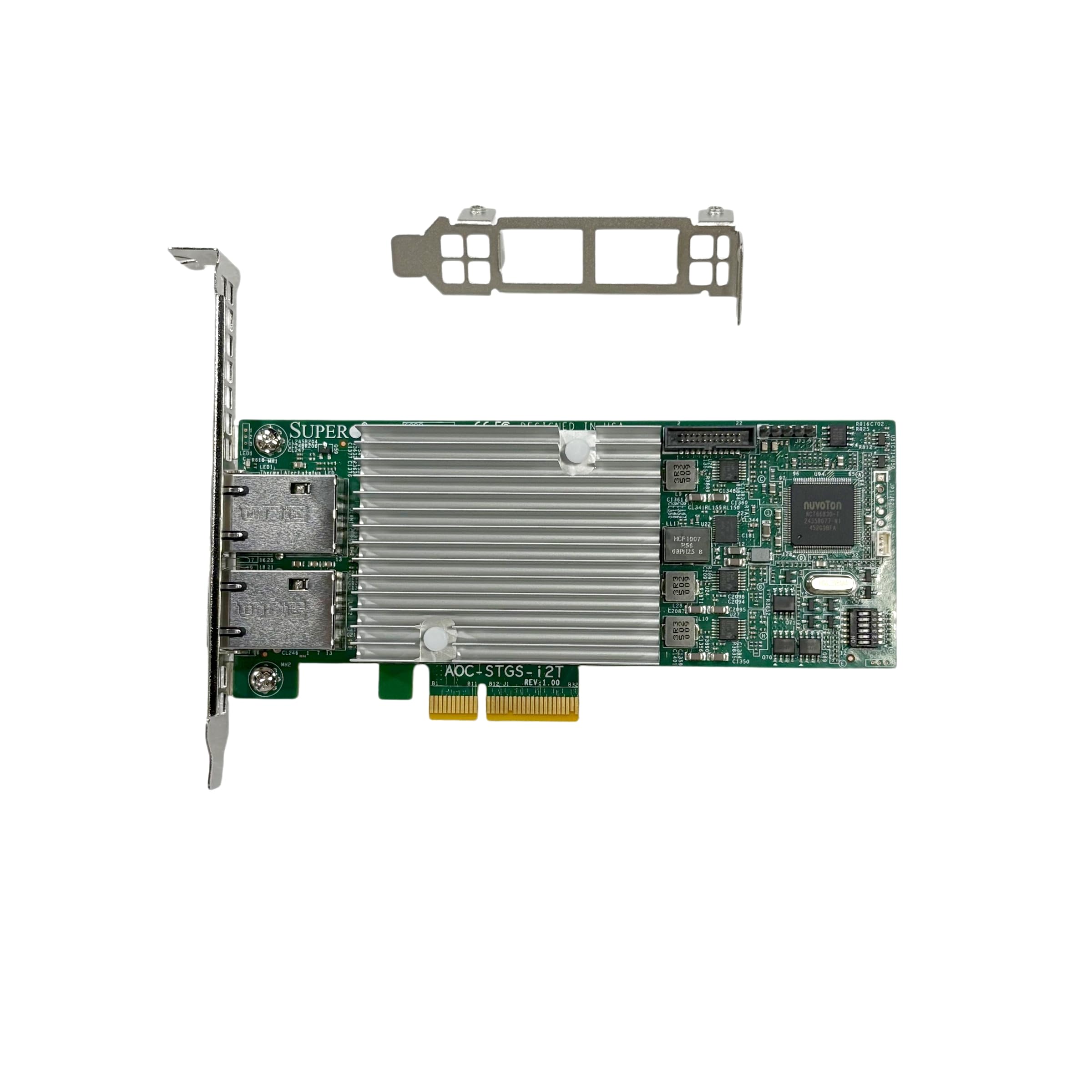 AOC-STGS-i2T X550-T2 Adaptateur réseau Intel convergé double port 10 GbE Ethernet PCI-Express x 4