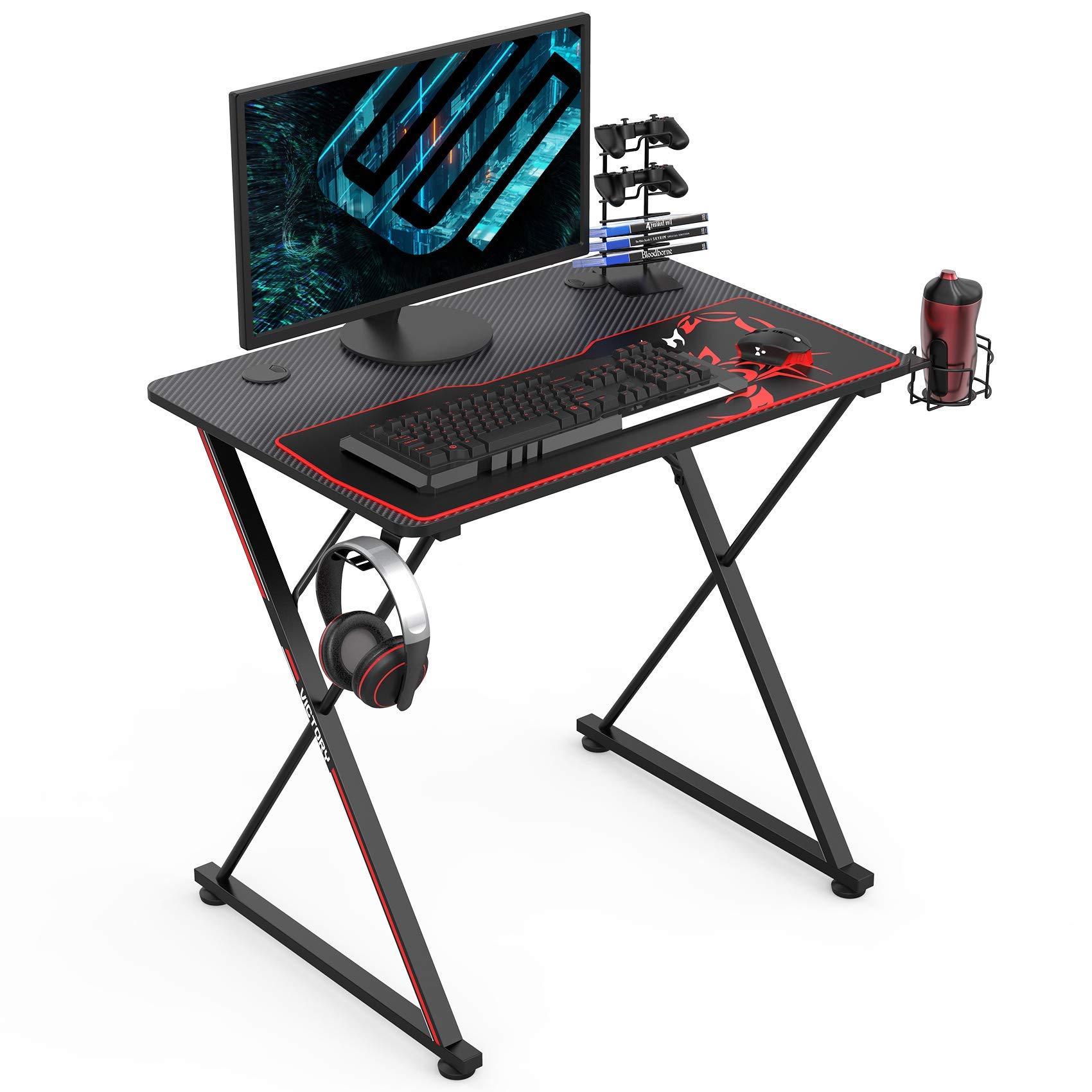 Buy EUREKA ERGONOMIC 31 Inch Gaming Desk for Small Spaces, X Shaped