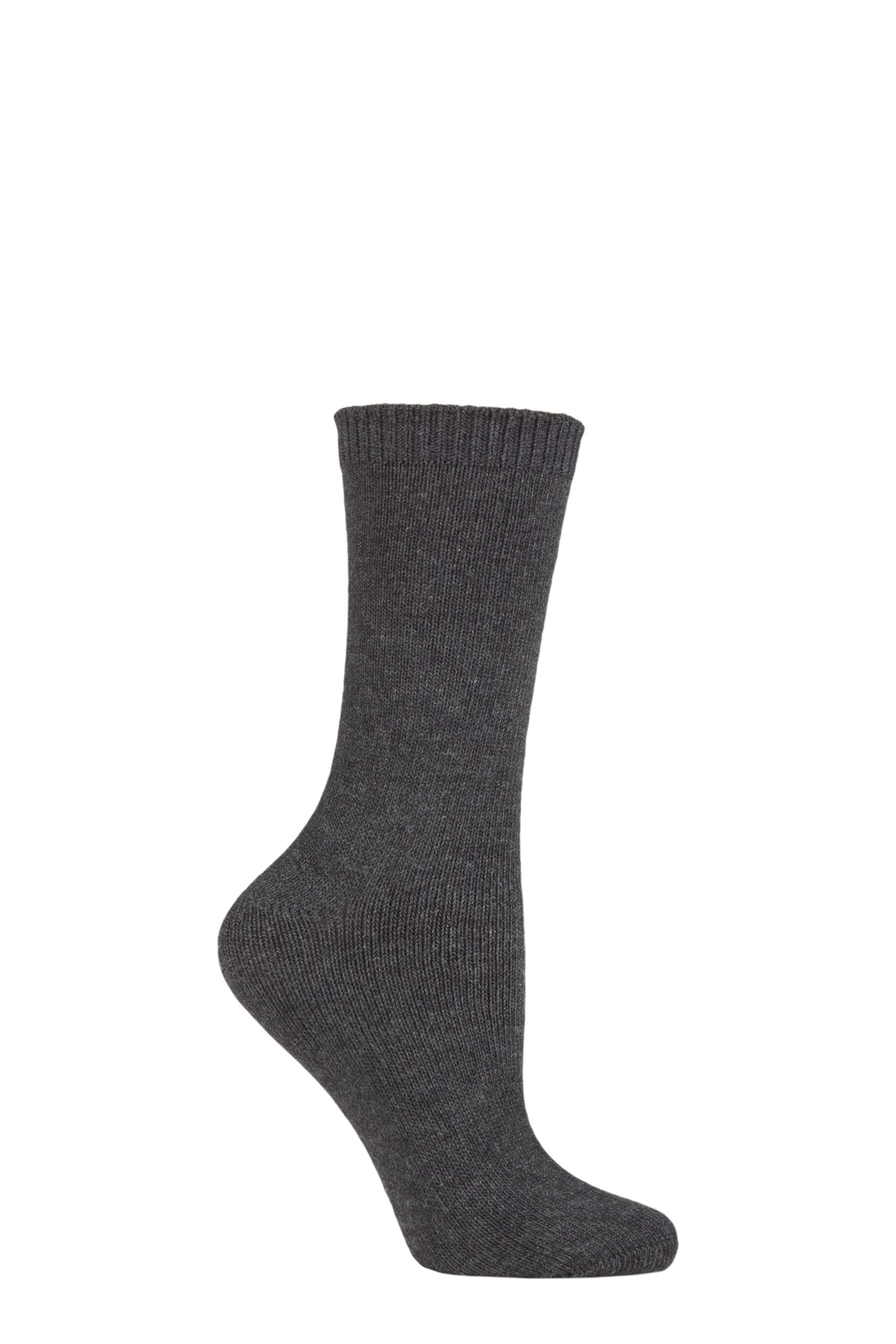 SockShop Lazy Panda Mens and Ladies Bamboo Socks Pack of 1 Charcoal 12-14