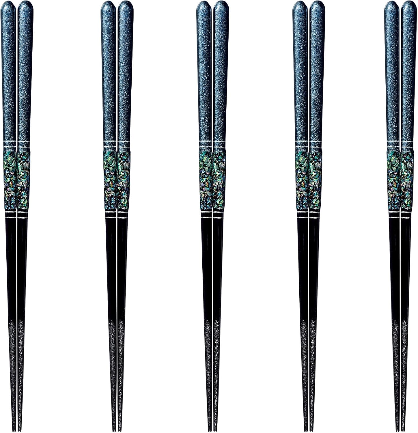 J-kitchens PID591538 Japanese Chopsticks, Set of 5 Pairs, Material: Wood, Chopsticks, Made in Japan