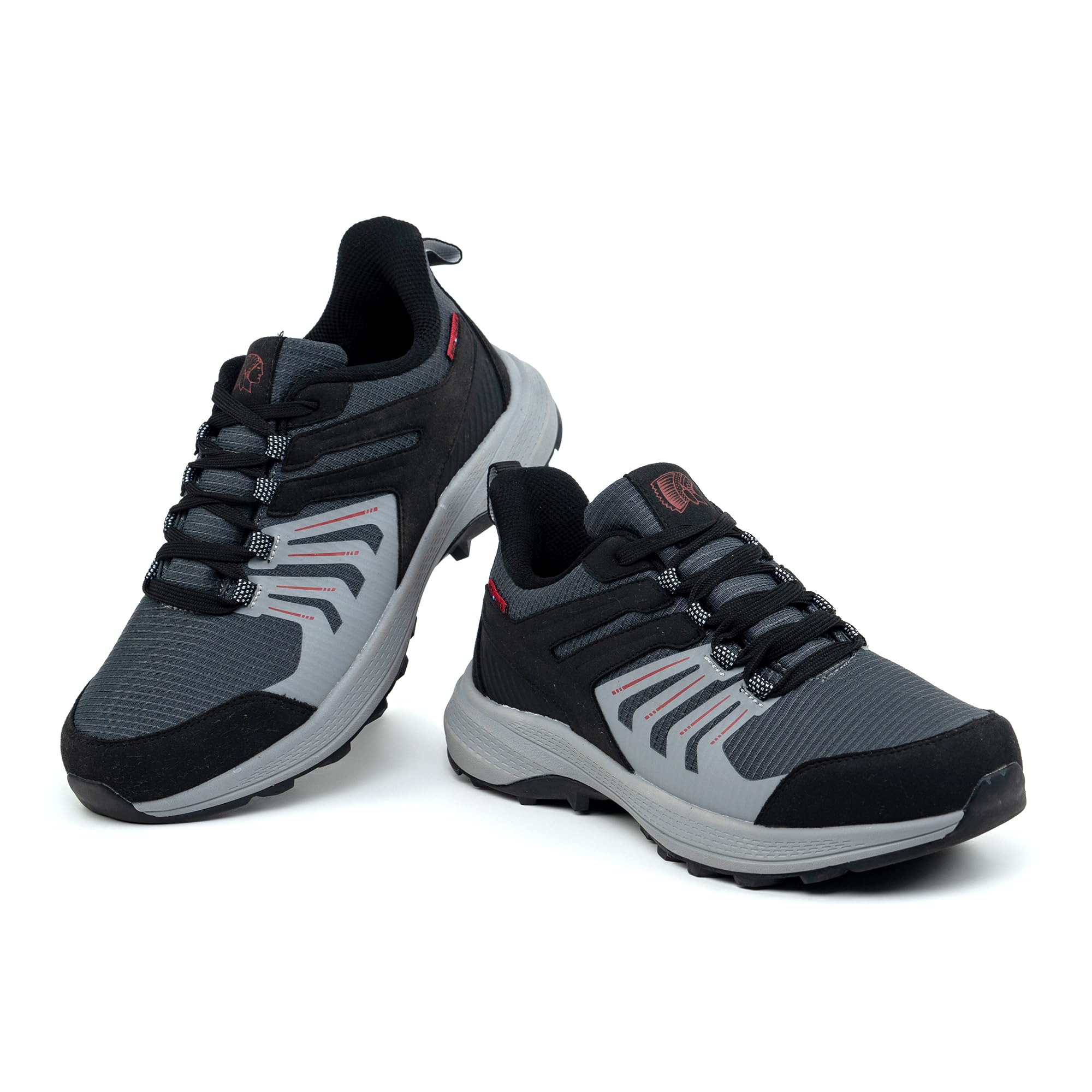 red chief Sports Lace Up Low Ankle Hiking Shoes for Men | Trekking Shoes for Man | Sports Shoes for Men | H20041-picture-52