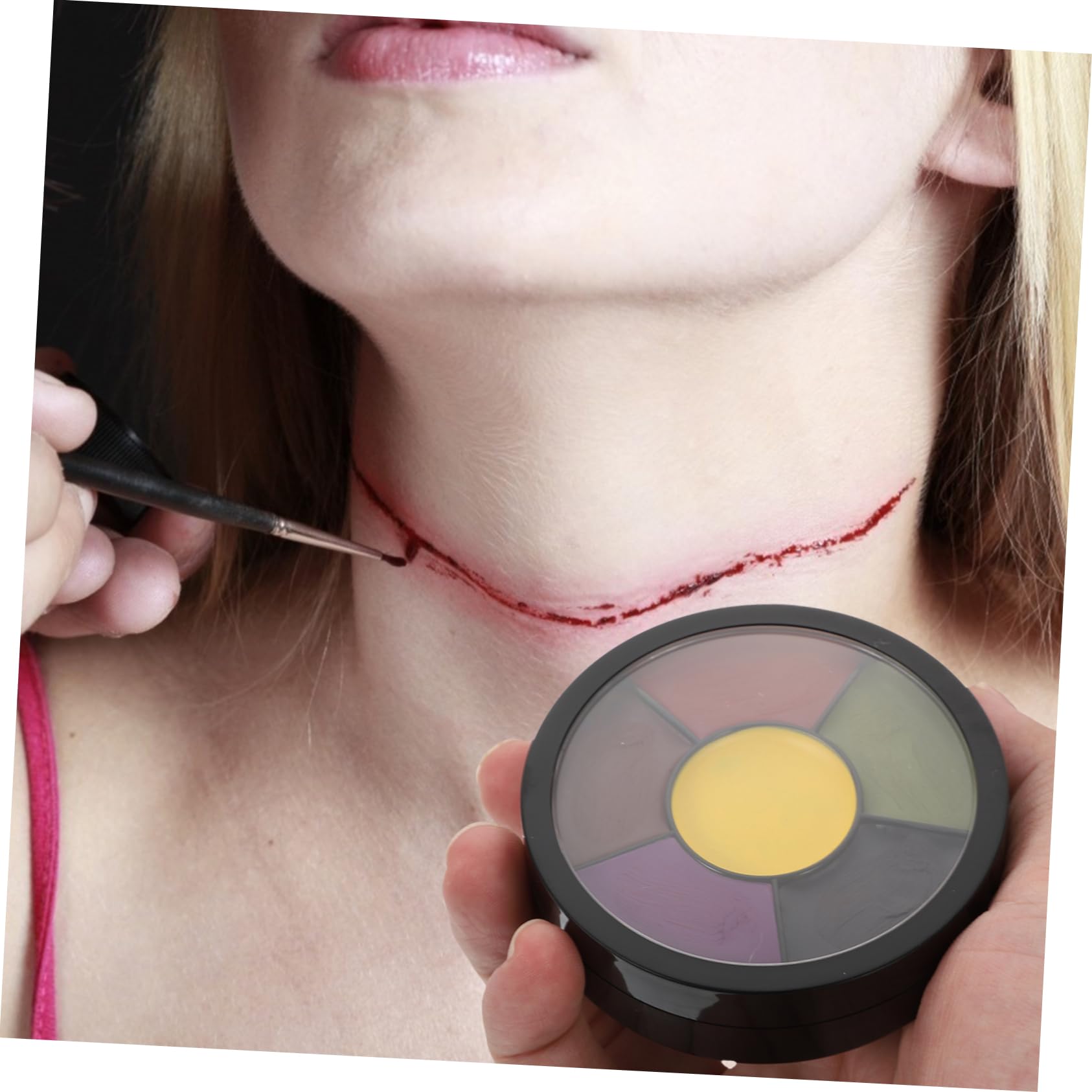 SOESFOUFU Body Art Painting 6 Color Damage Pigments Safe Odorless Perfect for Halloween Festival Random Color