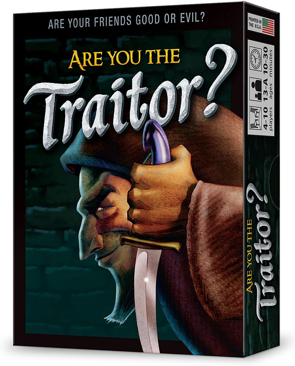 Looney Labs are You The Traitor? Card Game – Engaging Party Fun for 4-10 Players