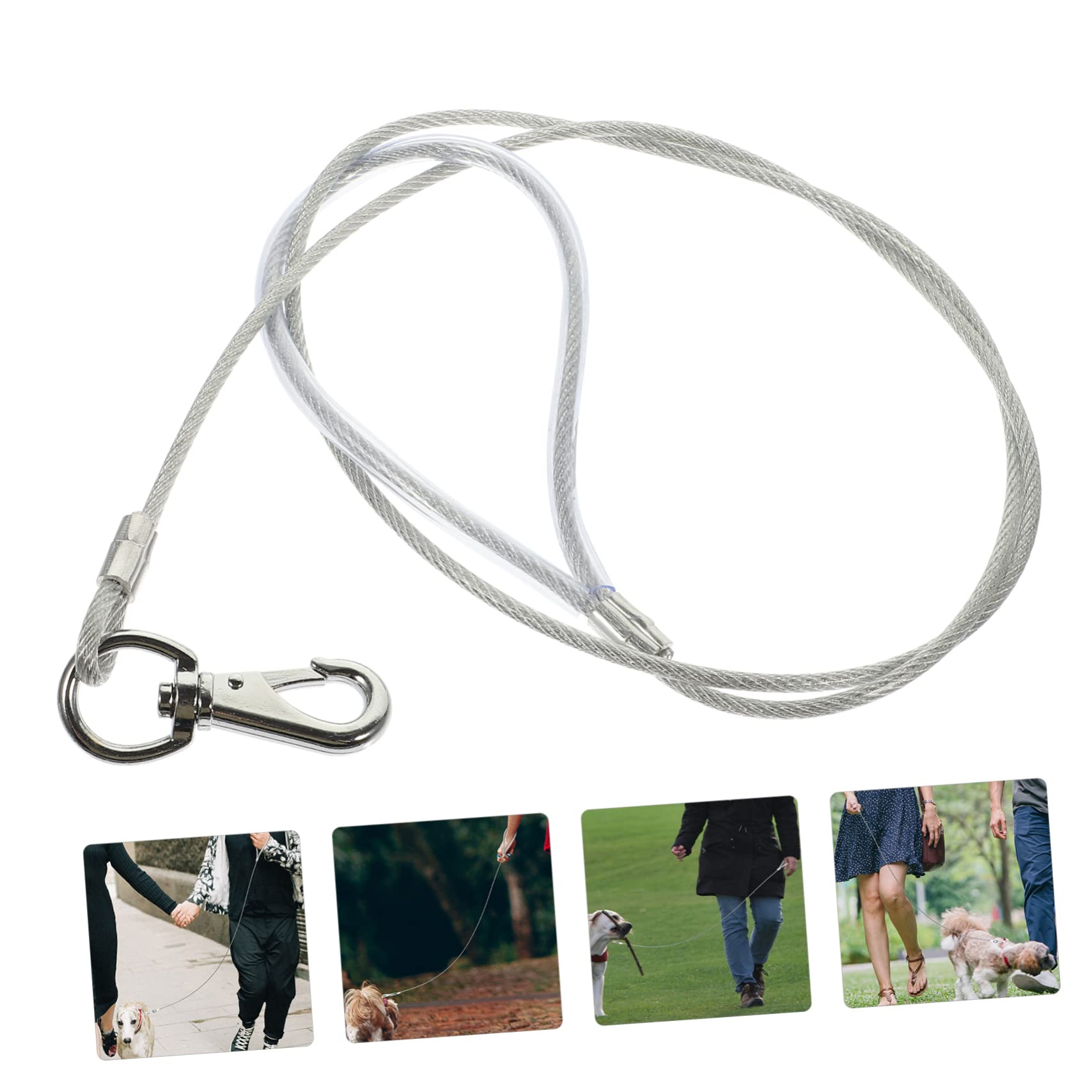 HANABASS 4pezzi Guinzaglio Per Resistente Strappi Masticabile e Accessorio Per e Addestramento