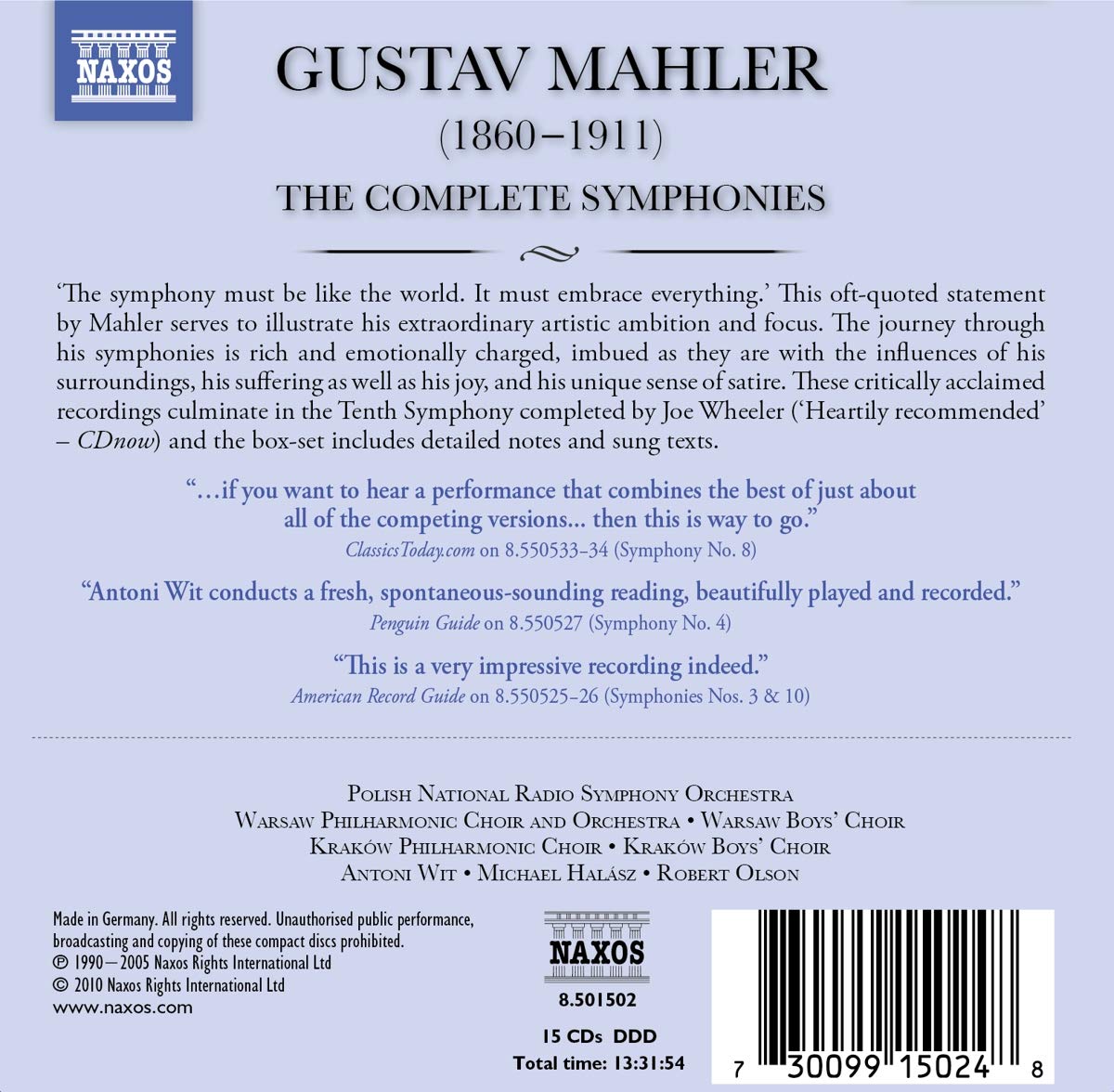 Symphonies (Intégrale)