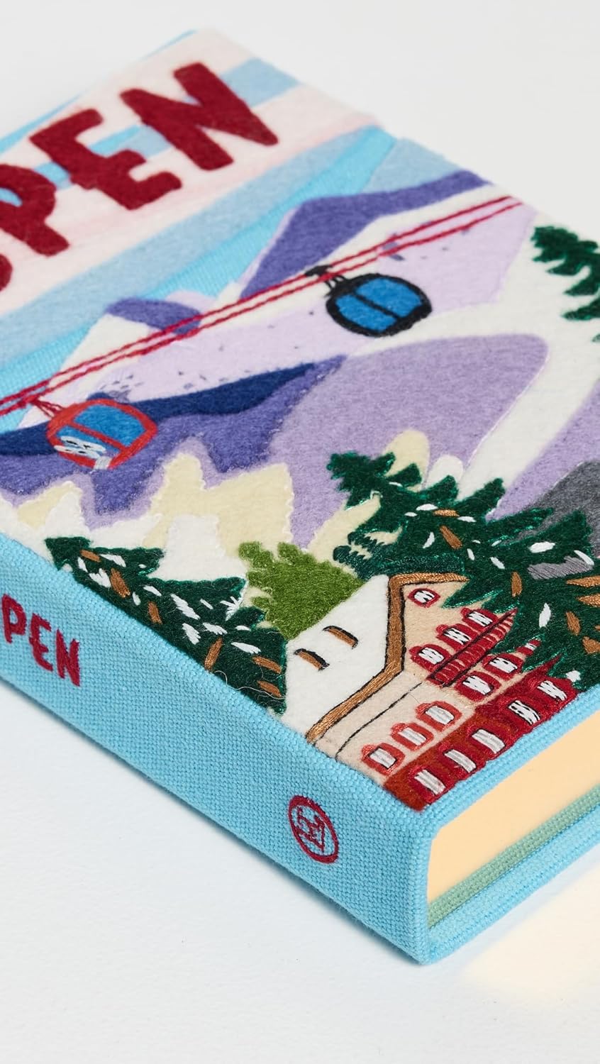 Olympia Le-Tan Women's Aspen Light Blue Book Clutch - Image 4