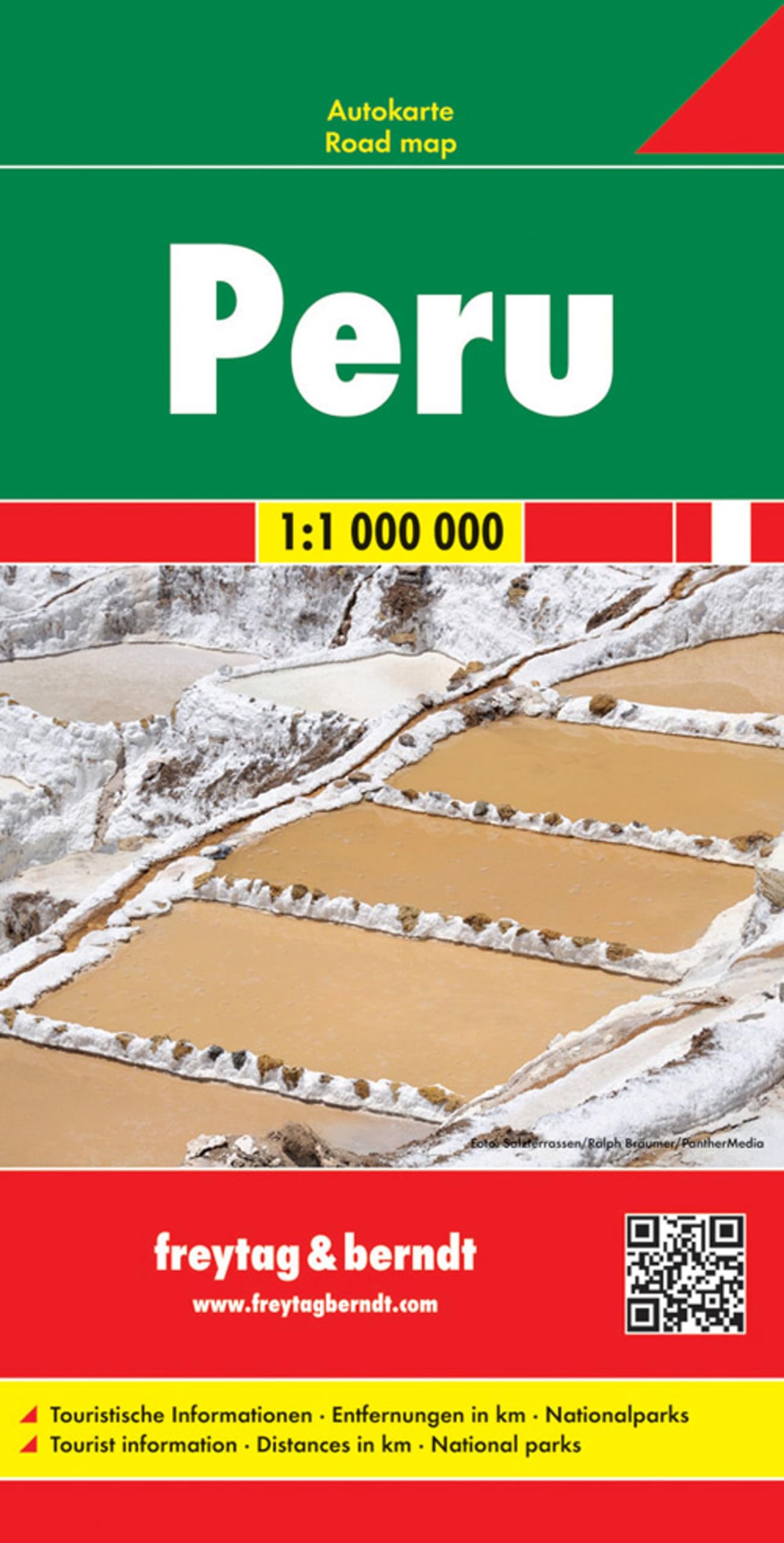 Peru f&b r/v (+r) 1/1M: Wegenkaart 1:1 000 000