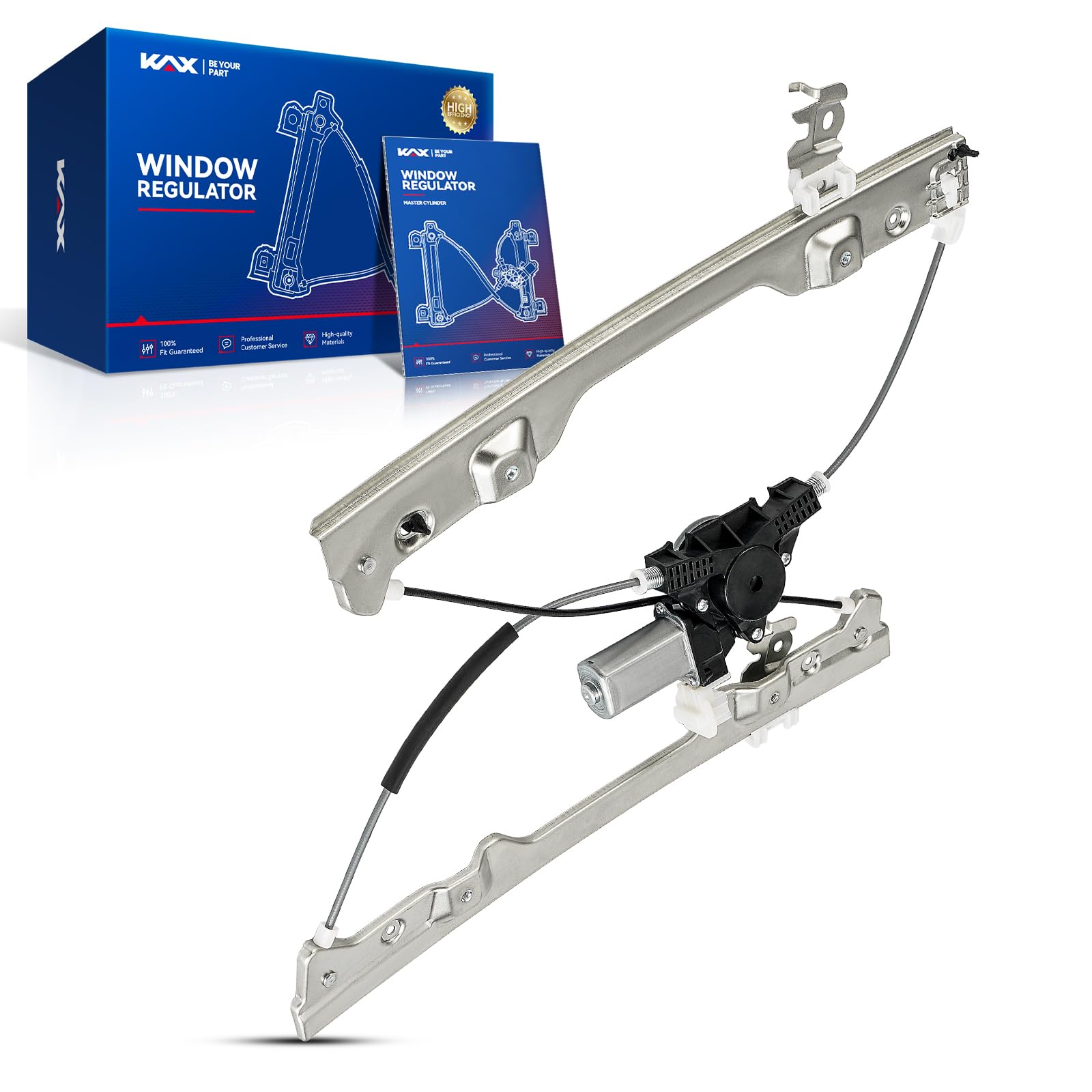 KAX Front Left Power Window Regulator w/Motor Fit for Nissan Rogue 08-13