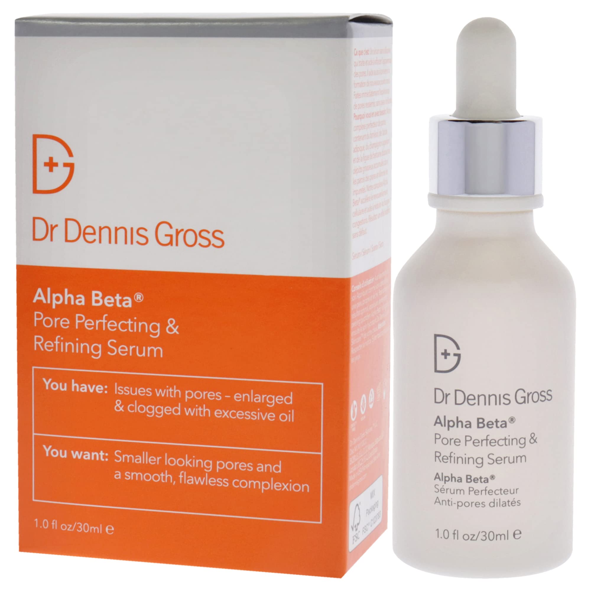 Dr. Dennis Gross Alpha Beta Pore Perfecting Serum For Unisex 1 oz Serum, Clear, 30 ml (Pack of 1) - Image 4