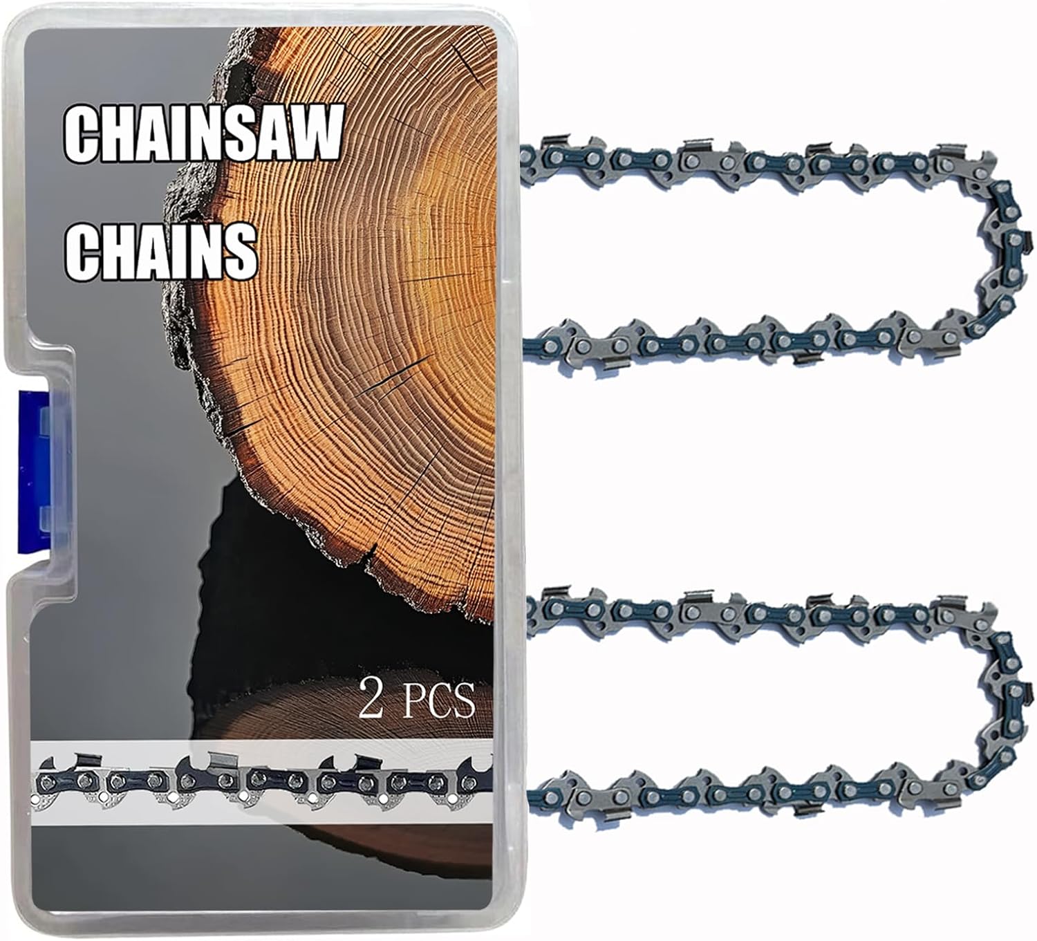 2PC 20 Inch Chainsaw Chains 3/8" Pitch .050" Gauge 72 Drive Links Fit Stihl MS391 MS310 MS311 029 039, Husqvarna 455 (Rancher), 460 (Rancher), 555, 565, 570, Poulan Pro, JONSERED and More