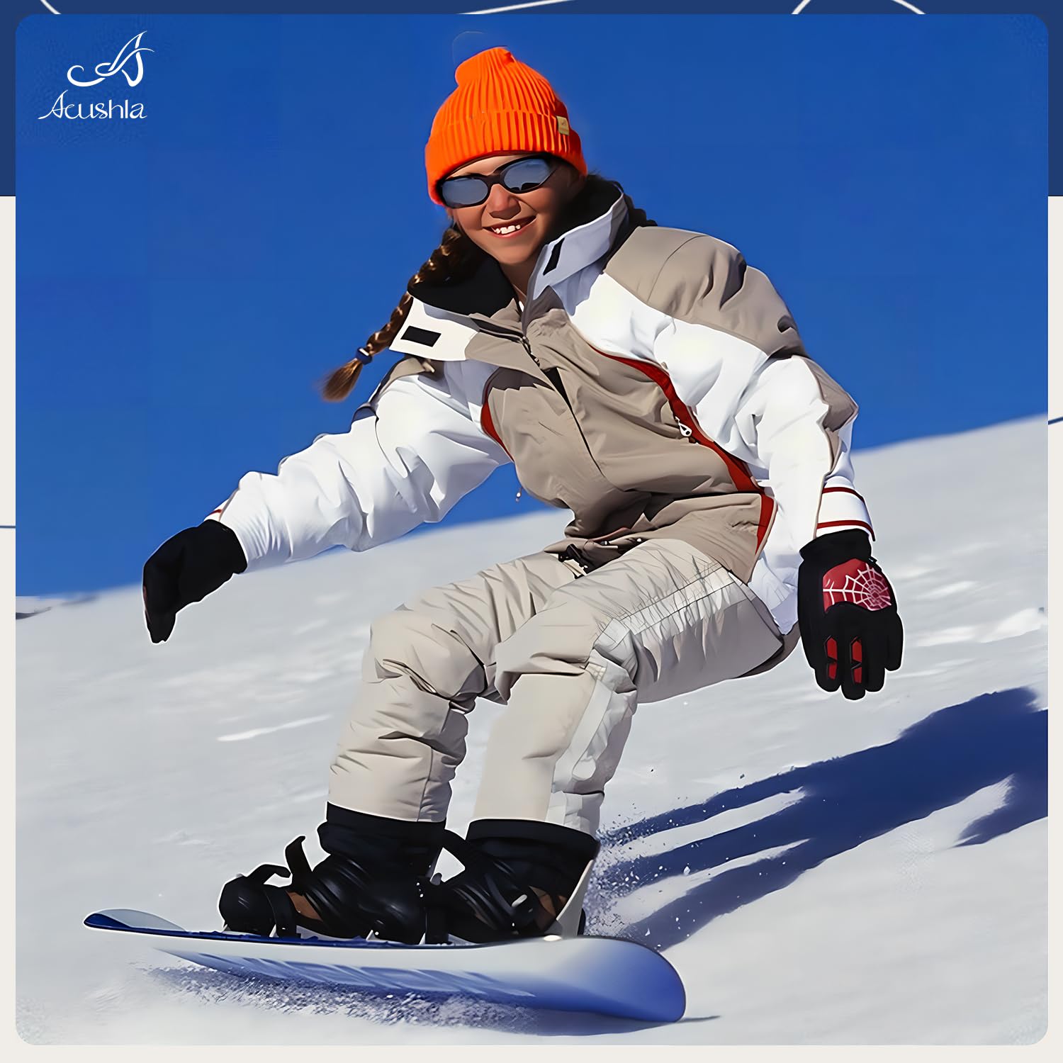 ACUSHLA Gorro impermeable y resistente al viento, gorro de invierno de punto con forro polar grueso para hombres y mujeres, gorro de reloj cálido para clima frío