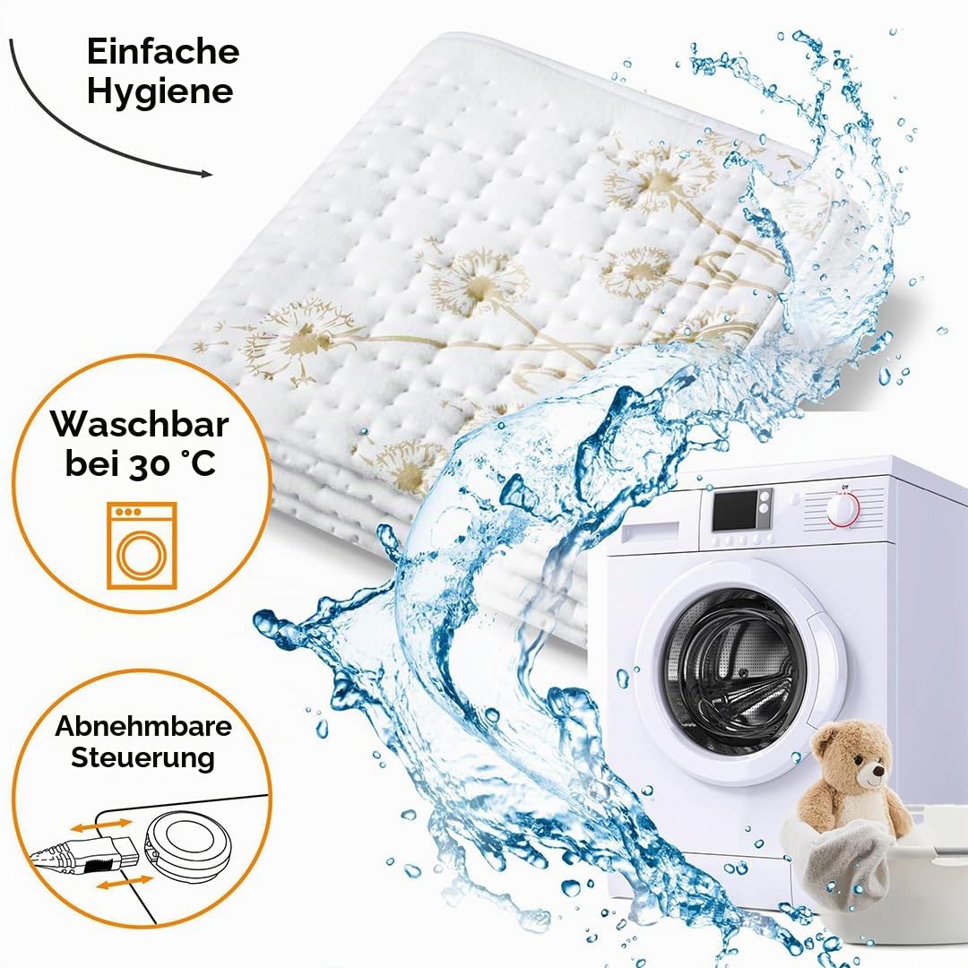 Beurer UB 33 Wärmeunterbett, 3 Temperaturstufen, Sicherheitssystem, atmungsaktiv