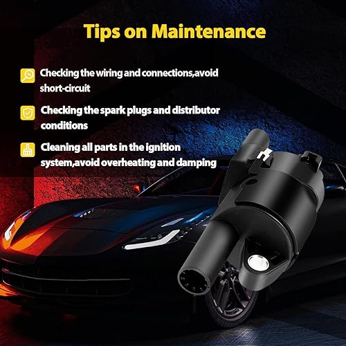 Vista 106 de OCPTY Juego de 4 bobinas de encendido compatibles con OE: UF604 C1685 apto para Mazda 3 para Mazda 5 2008-2015