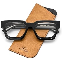 JOLLYNOVA Reynald Square Glasses Frame Classic Rectangular Acetate for Women Men Fashion Eyewear Frame