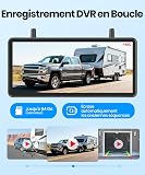 AUTO-VOX Kit telecamera di retromarcia senza fili alimentata ad energia solare, installazione in 3 minuti, telecamera di backup chiara con impermeabilità IP69K per auto e furgoni - 6
